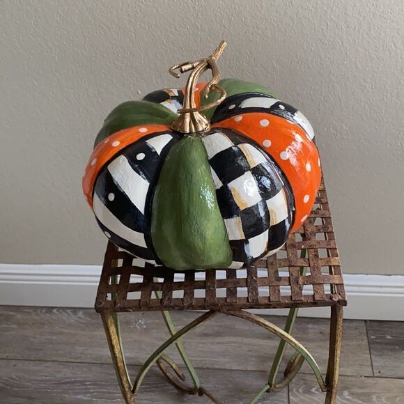 Hand Painted Pumpkin - Picture 3 of 6